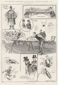 Ping-Pong-turneringen på Royal Aquarium, 11.-14. december af Ralph Cleaver